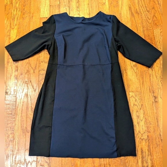 Talbots form fitting colour block Sheath dress, plus size 20W - Picture 7 of 12